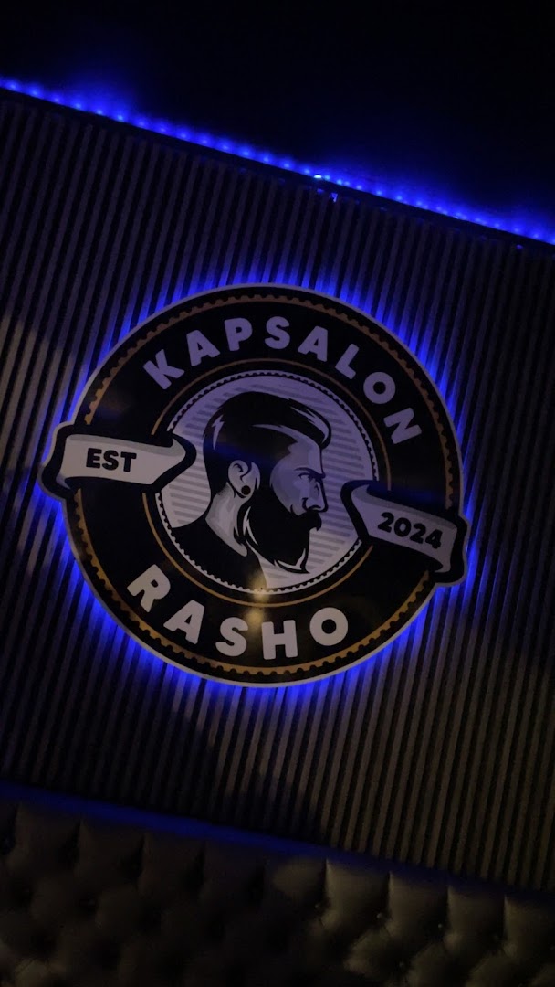 Verlicht Kapsalon Rasho-logo